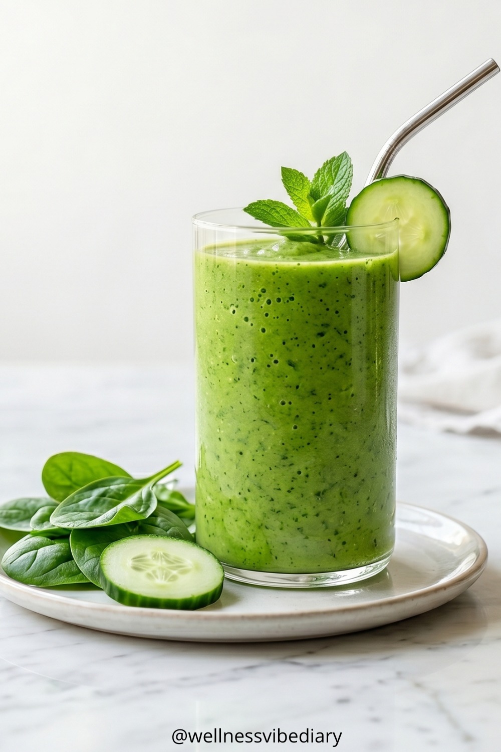 Delicious Purple Smoothie in a Modern Kitchen
